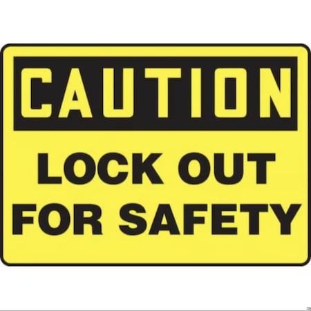 Accuform OSHA CAUTION LOCKOUTTAGOUT SIGN FRMLKT629XT FRMLKT629XT